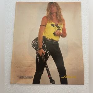 Whitesnake’s Adrian Vandenberg pinup